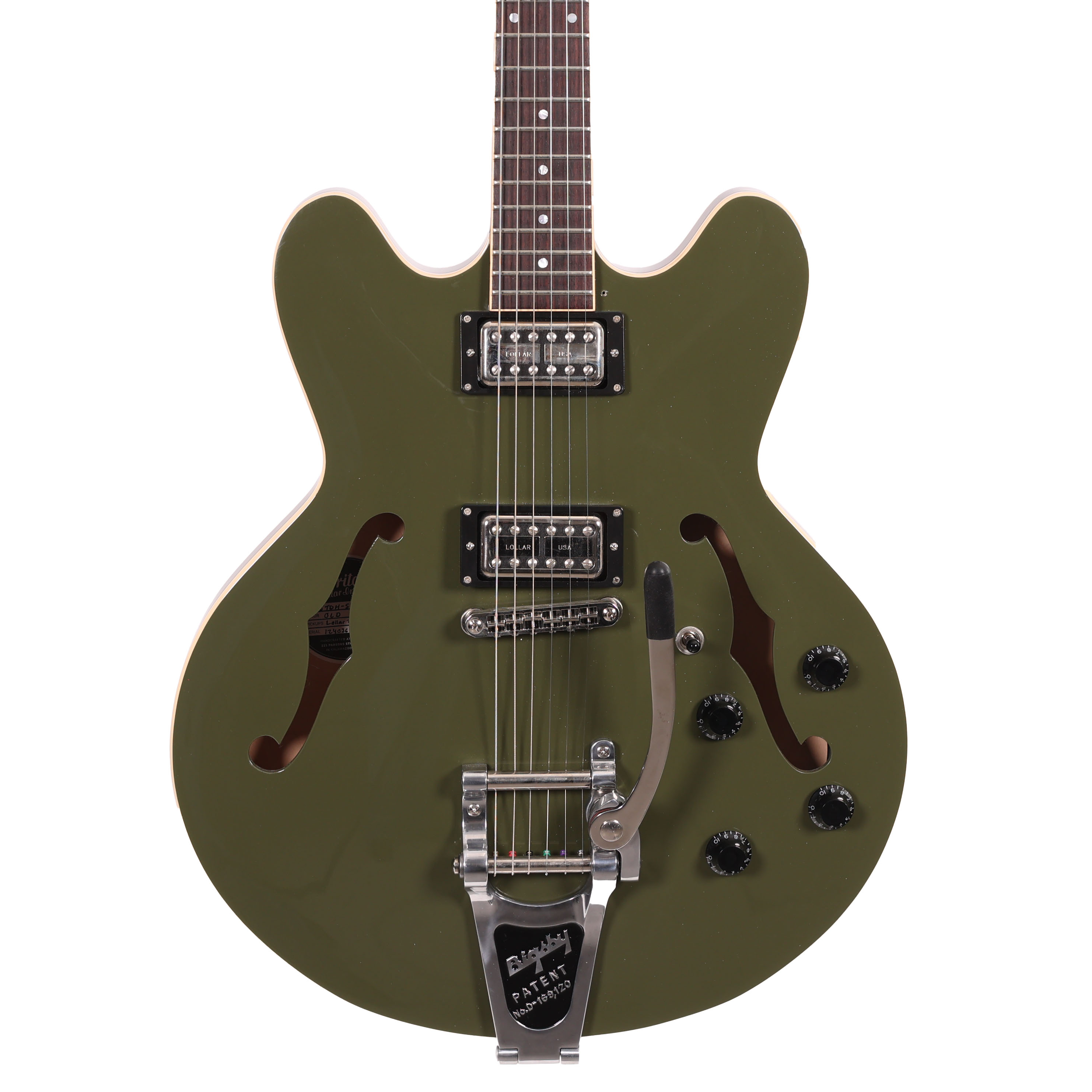 Second Hand Heritage Standard H-535 with Bigsby in Olive Drab 386
